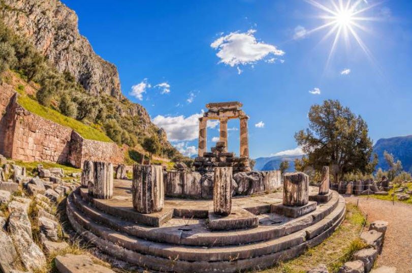 Delphi Archaeological Site, Delphi, Central Greece, Greece